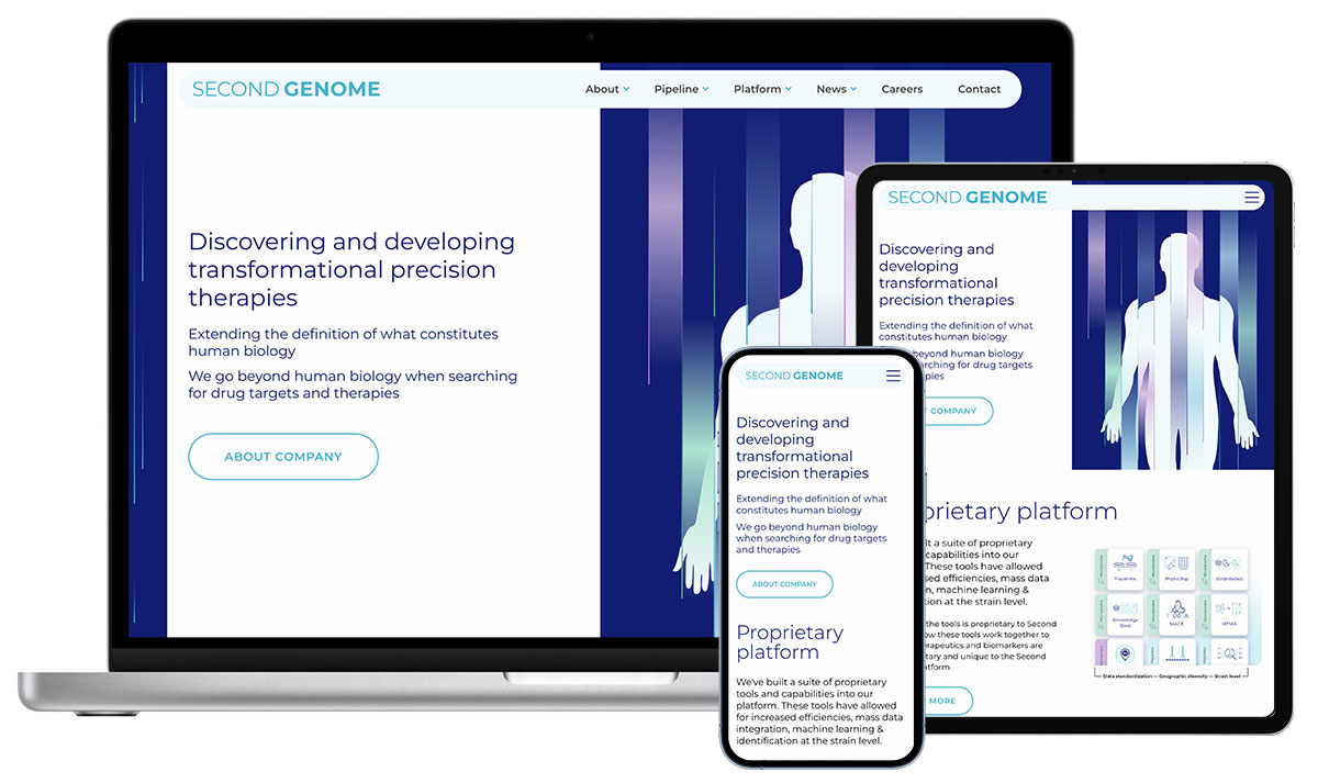 SecondGenome_pharmacetical-websites-agency