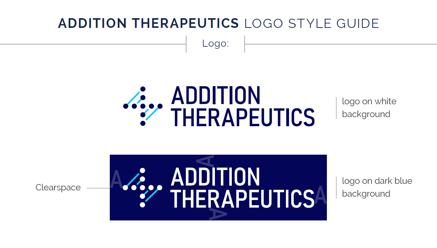 Addition Therapeutics biotech logo design